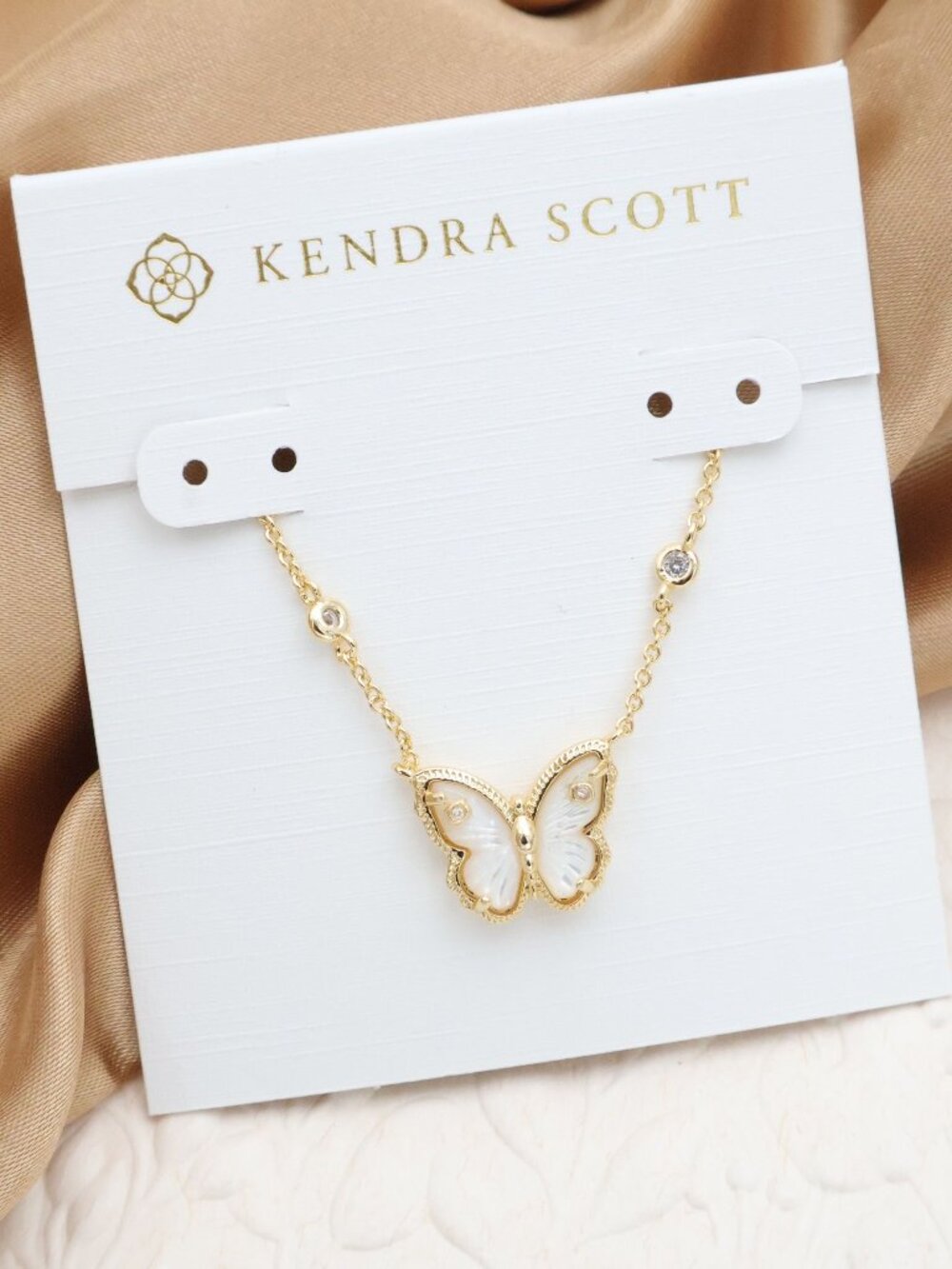 Kendra Scott Cailey Gold Butterfly Pendant Necklace